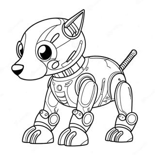 Pagina Para Colorear De Perro Robot 74075-61118