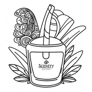 Scentsy Páginas Para Colorear