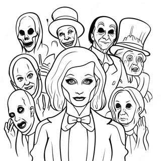 Pagina Para Colorear De Personajes Espeluznantes De American Horror Story 74136-61185