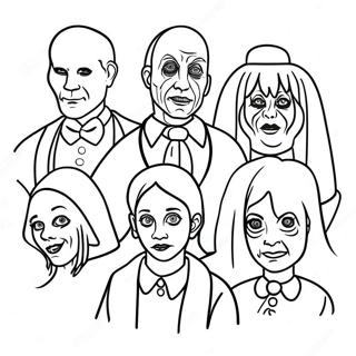 Pagina Para Colorear De Personajes Espeluznantes De American Horror Story 74136-61186