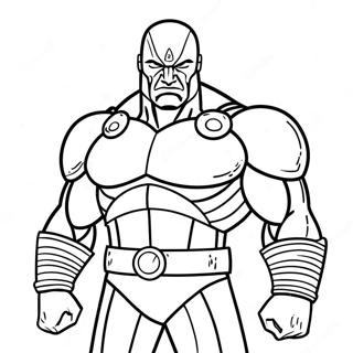 Pagina Para Colorear De Darkseid Amenazante 74176-61204