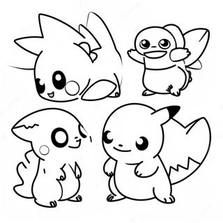 Pagina Para Colorear De Evolucion De Pokemon 74295-61300