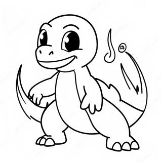 Pagina Para Colorear De Charmander Evolucionando A Charmeleon 74296-61306