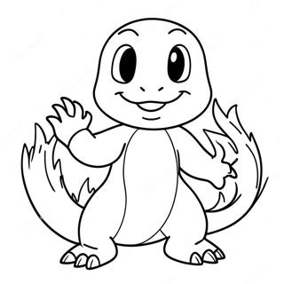 Pagina Para Colorear De Charmander Evolucionando A Charmeleon 74296-61307