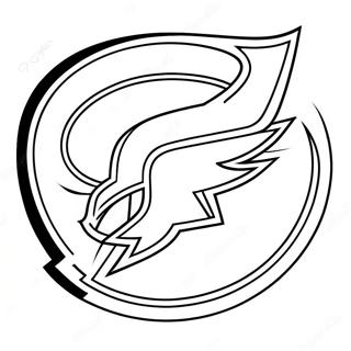 Pagina Para Colorear Del Logo De Tampa Bay Lightning 74315-61311