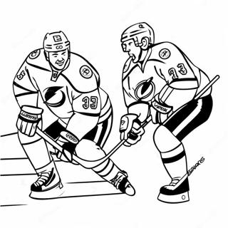 Jugadores De Tampa Bay Lightning En Accion Pagina Para Colorear 74316-61318