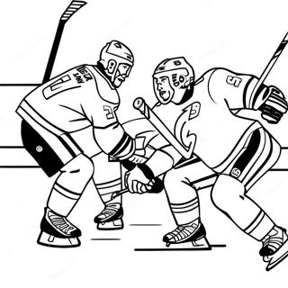 Jugadores De Tampa Bay Lightning En Accion Pagina Para Colorear 74316-61320