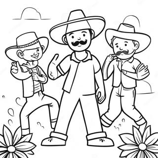 Pagina Para Colorear De La Celebracion Del Cinco De Mayo 74405-61387