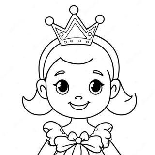 Pagina Para Colorear De La Princesa Pinkalicious Brillante 7445-6056