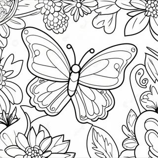 Pagina Para Colorear De Mariposa 74535-61492