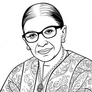 Pagina Para Colorear De Ruth Bader Ginsburg 74555-61499