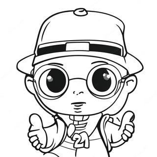 Pagina Para Colorear De Gangsta Stewie Cool Con Gafas De Sol 74606-61552