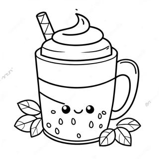 Pagina Para Colorear De Taza De Chocolate Caliente Linda 7474-6074