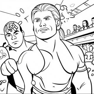 Pagina Para Colorear De Objetos Ocultos De Luchador De Wwe Colorido 7525-6119