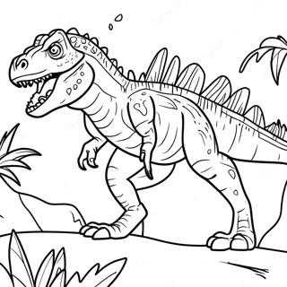 Pagina Para Colorear De Indominus Rex 7564-6146