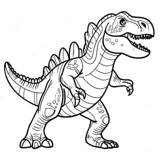 Pagina Para Colorear De Indominus Rex Rugiendo 7565-6152