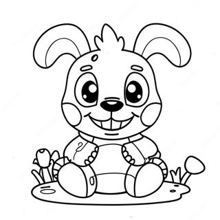 Pagina Para Colorear Del Personaje Lindo De Spring Trap 7575-6159