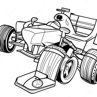 Pagina Para Colorear De Coche De Carreras F1 7584-6163