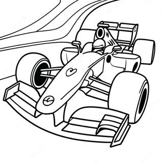 Pagina Para Colorear De Coche De Carreras F1 7584-6164