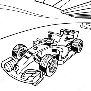 Pagina Para Colorear De La Pista De Carreras F1 Rapida 7585-6168