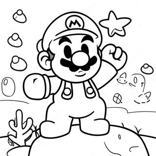 Pagina Para Colorear De Super Mario 3d World 7614-6188