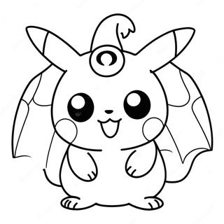 Pokemon Halloween Páginas Para Colorear