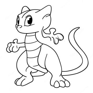 Pagina Para Colorear De Mewtwo 771-616