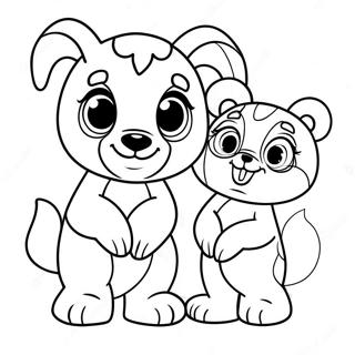 Pagina Para Colorear De Gabby Y Pandy Paws 7725-6278