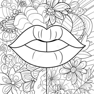 Pagina Para Colorear De Labios 7784-6323