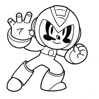 Pagina Para Colorear De Megaman 8034-6523