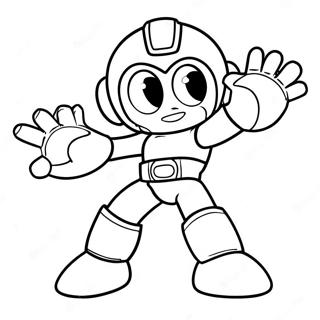 Pagina Para Colorear De Megaman En Accion 8035-6525