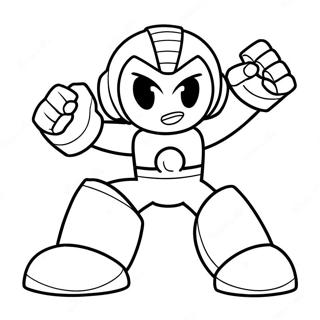 Pagina Para Colorear De Megaman En Accion 8035-6527