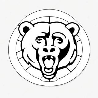 Pagina Para Colorear Del Logo De Los Chicago Bears 8084-6562