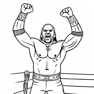 Pagina Para Colorear De La Wwe 8154-6620