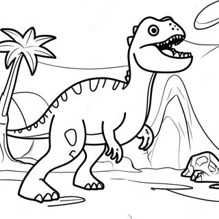 Pagina Para Colorear De Jurassic Park 8175-6628