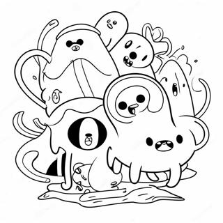 Pagina Para Colorear De Los Personajes De Adventure Time 8196-6647