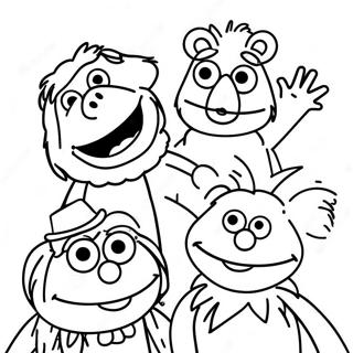 Muppets Páginas Para Colorear