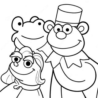 Pagina Para Colorear De Los Muppets 8275-6706