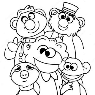 Pagina Para Colorear De Los Muppets 8275-6707