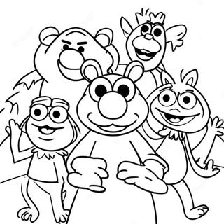 Pagina Para Colorear De Los Muppets 8275-6708