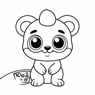 Beanie Boo Páginas Para Colorear