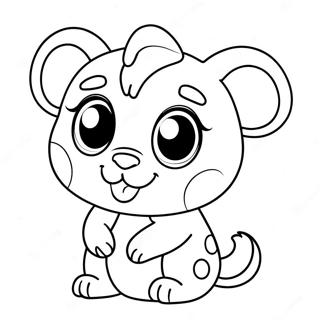 Pagina Para Colorear De Amigos Beanie Boo Adorables 8306-6736