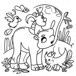 Pagina Para Colorear Del Reino Animal I Spy 831-662