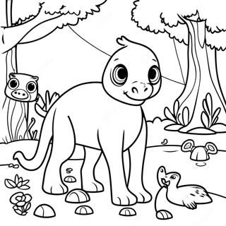 Pagina Para Colorear Del Reino Animal I Spy 831-664