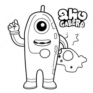 Pagina Para Colorear De Yo Gabba Gabba 8355-6856