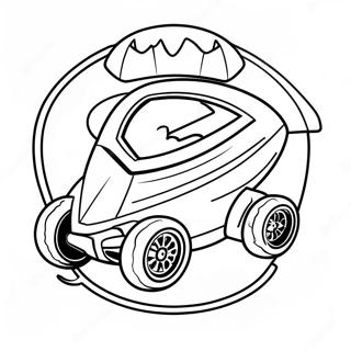 Pagina Para Colorear Del Logo De Rocket League 8395-6798