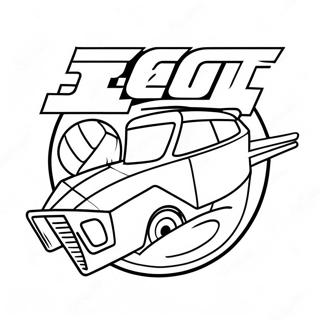 Pagina Para Colorear Del Logo De Rocket League 8395-6880