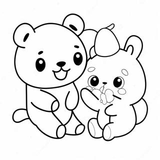 Pagina Para Colorear De Rilakkuma Y Cinnamoroll 8545-6999