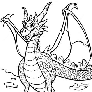 Pagina Para Colorear De King Ghidorah 8555-7008