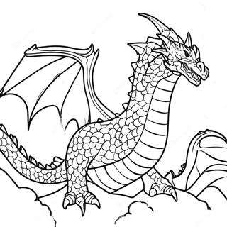 Pagina Para Colorear Del Majestuoso King Ghidorah 8556-7009